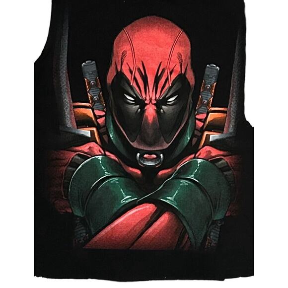 Marvel Deadpool T-Shirt Tie Dye Officially Licensed Mad Engine Size Medium - Picture 2 of 5